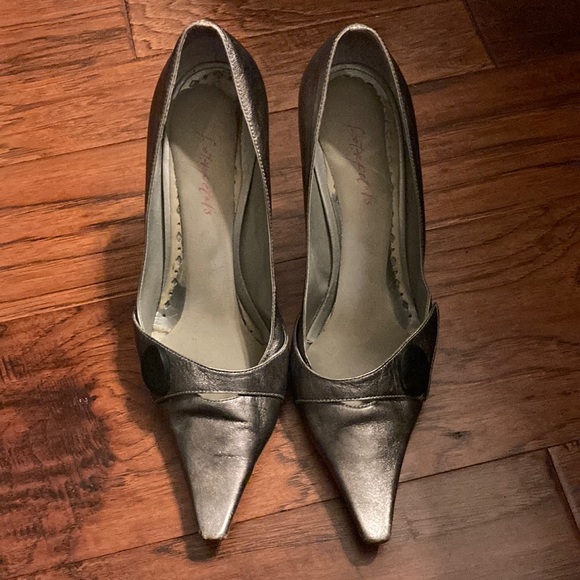 BCBGirls Pewter Heels - Picture 1 of 6